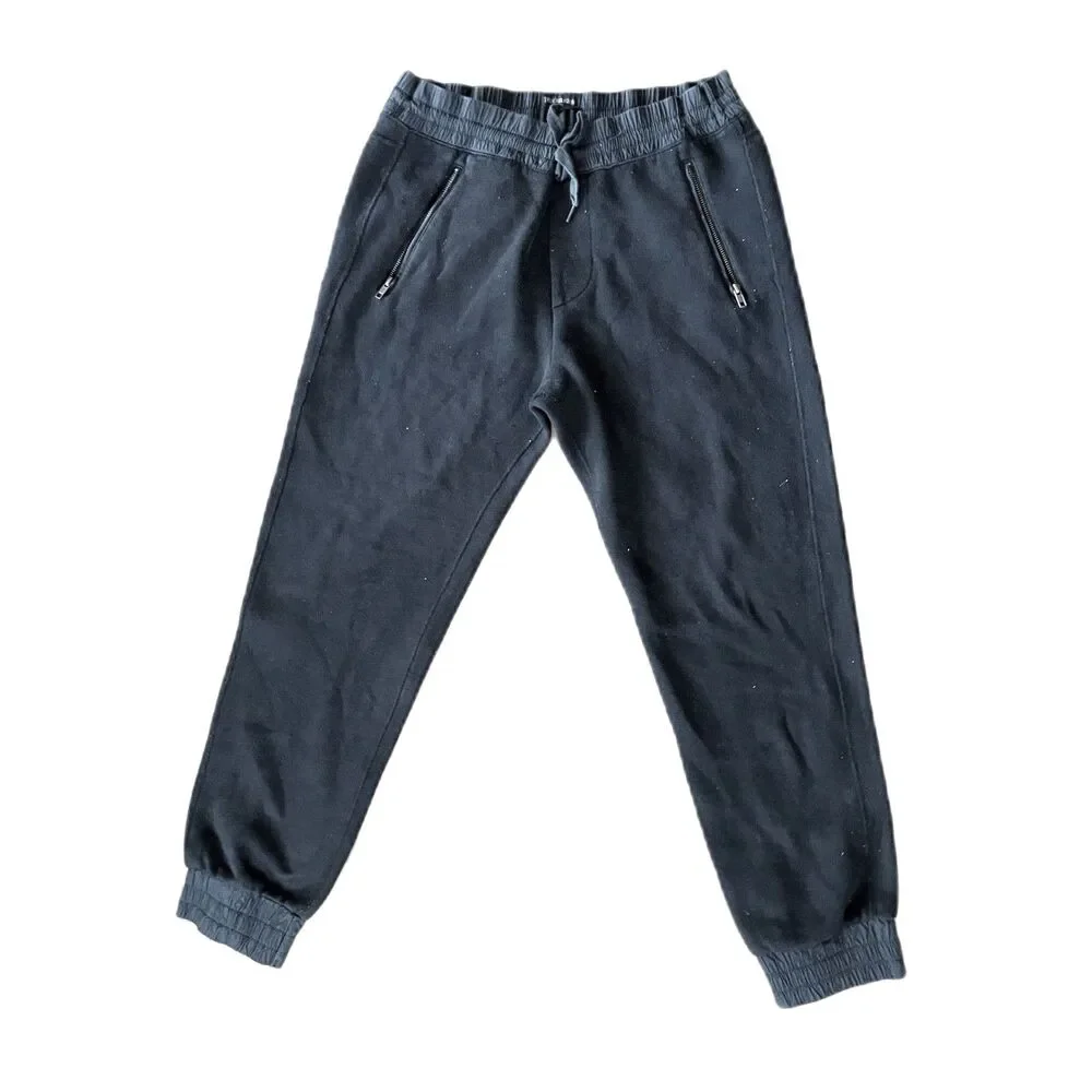 True Religion Black Lounge Trousers Casual Jogger Sweat Pants    Mens Size Small